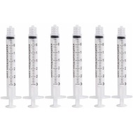 Wonder O-Ring Syringe - 3 ml Luer-Tip Syringe - Silicone Sterile Silicone O-Ring Syringes for Handfe