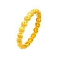 Top Cash Jewellery 916 Gold Beads Line Ring