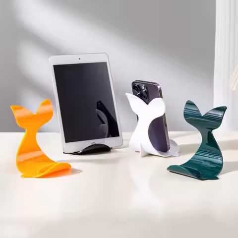 Whale Shape Desk Phone Holder Support Creative Mobile Phone Stand Cartoon Cute Mobile Phone Bracket 
