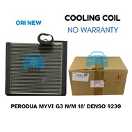 Cooling Coil Aircond Kereta ORIGINAL DENSO Perodua Myvi D20N G3/Gen 3 Denso Original - 446610-9230