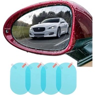 Car Clear Film Rearview Mirror Anti-Fog Film Transparent Waterproof Sticker Safe Driving Accessories