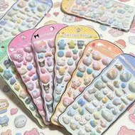 Cute 3D Japanese Anime Style Stickers, Reusable Waterproof Stickers, Removable Waterproof Decals, Te