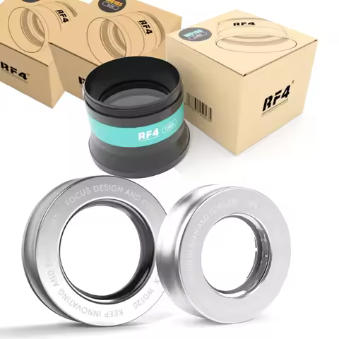 RF4 D Stereo microscope auxiliary objective, stereo binoculars, triple zoom, microscope, New, 0.5X 0