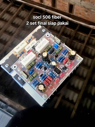 socl 506 lengkap transistor final siap pakai pcb fiber