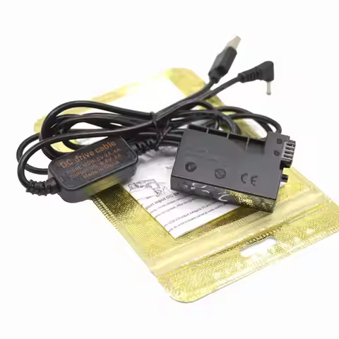 DR-E8 DC Coupler LP-E8 Dummy Battery+ACK-E8 Power Bank USB Cable For Canon EOS 550D 600D 650D 700D X