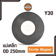 Taiyae แม่เหล็ก วงกลม มีรู ขนาด 250มม. รูใน 130มม. หนา 25มม. เกรด Y30 แม่เหล็กประกอบลำโพง แม่เหล็กเฟ