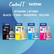 Brother Original BTD60BK BT5000 C/M/Y Refill Ink Bottle For T220 T420W T510W T520W T720DW T910DW T92