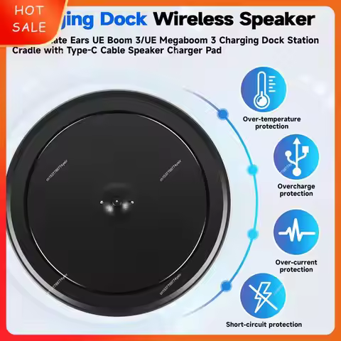For Logitech Ultimate Ears UE Boom 3/UE Megaboom 3 Charging Dock Station Cradle With Type-C Cable Sp