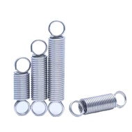 (304 stainless steel Tension spring/spring d=0.3mm,OD3mm,L=15~120mm tension springs with hooks,apply