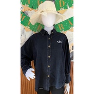 KEMEJA ALO/ Jeans Shirt ALO Jeans Shirt By HK Boutique/Herlinhijab