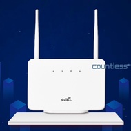 4G Wireless Router with Sim Card Slot WiFi Router US Plug for Home Travel Work [countless.sg]