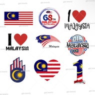 Merdeka Malaysia 31August 1 Malaysia tattoo sticker/ BUY 3 FREE 1