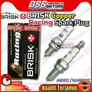 BRISK Cooper Spark Plug Racing AR12C NAR14YC Original Brisk WAVE125 EX5 DREAM110 DASH YAMAHA LC135 N