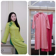 STRAIGHT REFORMED Ao Dai - LUXURY Brocade Silk - REFORMED CNY 2026-CT24
