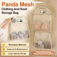 Panda Mesh Clothing and Socks Storage Bag