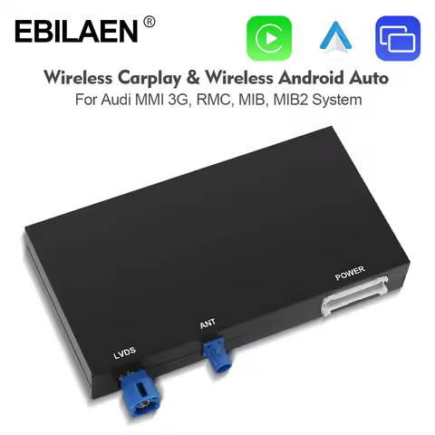 Wireless Apple CarPlay for Audi A1 A3 A4 A5 A6 A7 A8 Q2 Q3 Q5 Q7 S4 S5 MMI MIB RMC Android Auto Modu