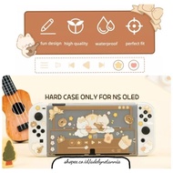 Geekshare Hard Case Clear Doff Cat for Nintendo Switch OLED