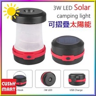 優柔百貨 - 多功能太陽能露營燈［紅色］