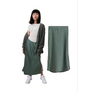Satin Skirt - Dark khaki green - Kids | Hm hm