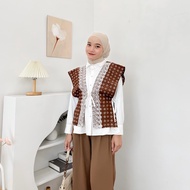 Bilula-Mona Vest | Batik Vest | Vest raya series | vest woman