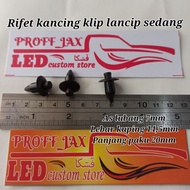 Medium Taper Clip Button rifet 7mm