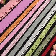 1 Meter 1.5cm to 7cm Cotton  Border Lace Chemical Lace White Beige Applique