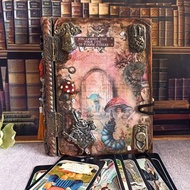 塔羅牌盒、瘋帽子盒、白兔、愛麗絲夢遊仙境珠寶盒