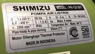** SALE** Shimizu PN 125 BIT Pompa Air Sumur Dangkal Non Otomatis
