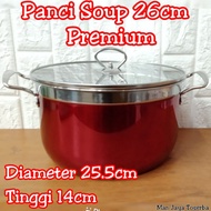 Premium Color 26cm Stainless Steel Soup Pot / 26cm Color Korean Pot