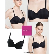 FELANCY Women's Thin Foam Underwire Bra Size 34B 36B 38B Half Cup Plain Pattern Underwear / Underwea