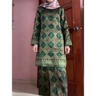 Songket Tenun Baju Kurung Moden