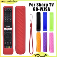 Thickened Silicone Sharp Remote Cover Case For WJSA Series Sharp TV GB345WJSA GB346WJSA GB326WJSA