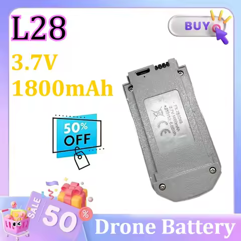 L28 3.7V 1800mAh For Remote Control Foam Drone Battery Quadcopter Lithium Battery
