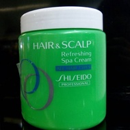 500Ml Shiseido Hair &amp; Scalp Refreshing Spa Cream / Hair Spa Cream / Shiseido Professional mask