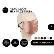 SUTRA SILK Hijab-Friendly Head Loop Silk Face Mask 22 Momme