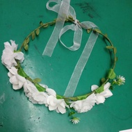 mixshop0_0 [Used] Hair accessories, white flower crown