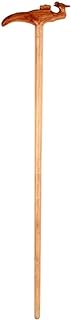 Wooden Cane Mahogany Crested Crutches Solid Wood Walking Stick Old Man Cane Walker Non-Slip Alpenstock Decoration