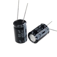 ly 5pcs 400V 68uF 400Volt 68MFD Aluminum Electrolytic Capacitor 16*20mm Radial 68mf400v 68uf400v 400