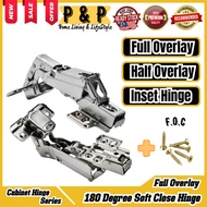 165 Degree Soft Close Cabinet Door Hinge 35mm Diameter for Kitchen Cabinet Cupboard (180^ Hinge)