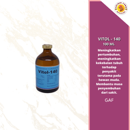 VITOL 140 Kemasan 100 ml Memperbaiki Kondisi dan Produktivitas Ternak