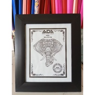 20x25 cm photo frame / 10in photo frame / 10in wooden frame / 10r frame / 10r black and white wooden