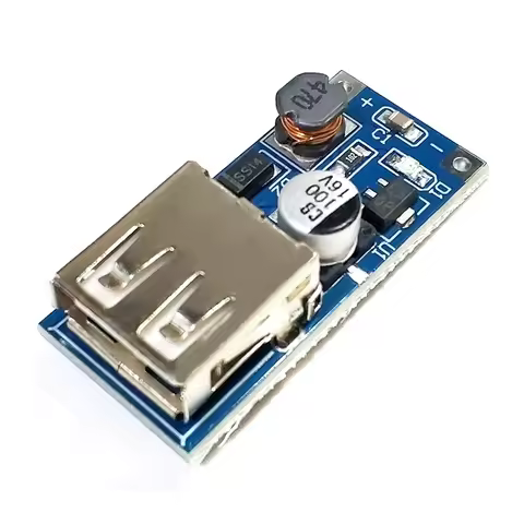 DC-DC 0.9V-5V to 5V Max 600MA Step-Up Booster Board USB Mobile Power Supply Module USB Female AA Bat