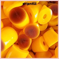 ORIENTLEE Caramel Pudding Squeezing Ball Shell, Realistic Pudding Shaped Handmade DIY Empty Pudding 