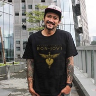 Bon Jovi Greatest Hits Tshirt 100% Cotton Black | Shortsleeve & Longsleeve | Short Sleeves & Long Sl