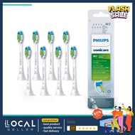 ❤instock❤ Philips Genuine Sonicare White Electric Toothbrush Replacement Brush Heads, Pack of 8 - HX6068/12