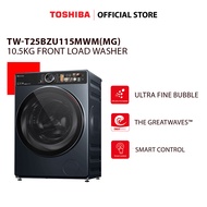 Toshiba TW-T25BZU115MWM(MG) 10.5kg Front Load Washing Machine (Morandi Gray)