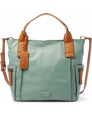 Fossil Emerson satchel seaglass