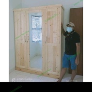 lemari 3 pintu dari kayu jati belanda