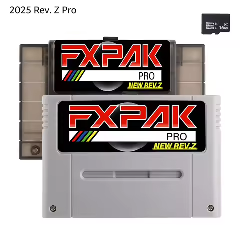 2025 FXPAK Pro SD2 Rev.Z 5000+ Games Cartrige for Super Famicom JP/EU/US 16bit Video Game Console wi