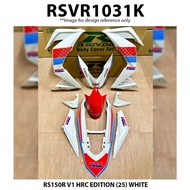 Rapido Cover Set Honda RS150R V1 HRC EDITION (25) White RS150 RS150 R Coverset Motor Accessories Cov